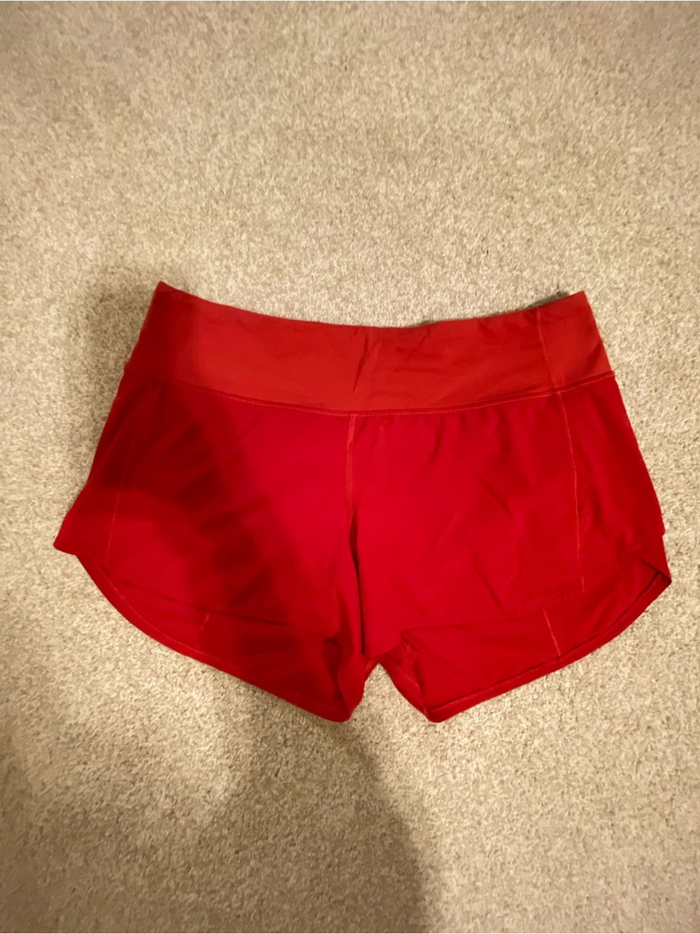 Women’s Lululemon Red Athletic Shorts